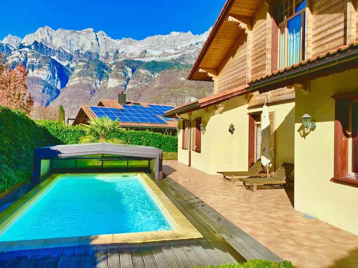 Doodle'S Amazing Chalet -Walensee - Flumserberg - Churfirsten - Heidiland - Pool - Sauna Mols Exterior foto