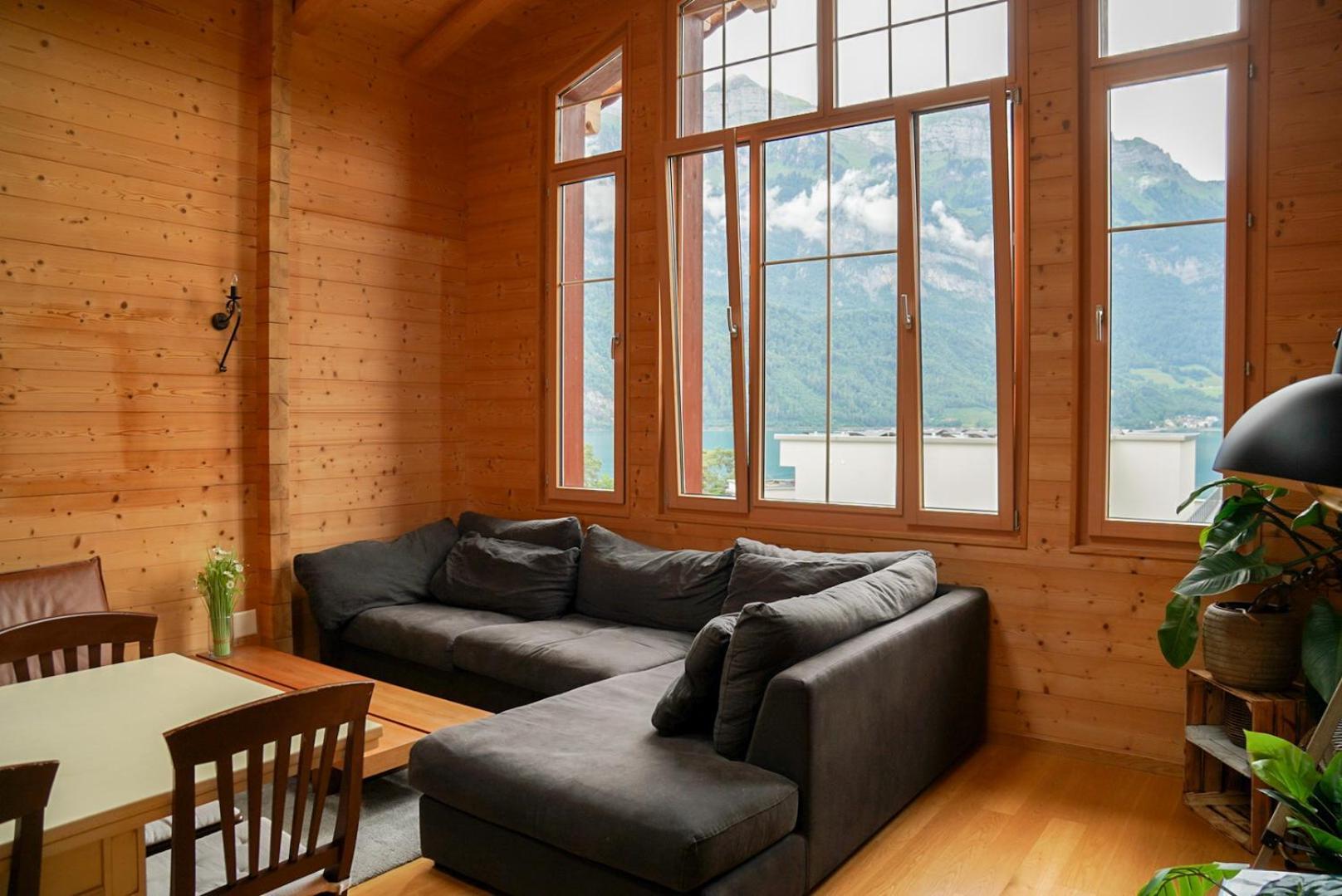 Doodle'S Amazing Chalet -Walensee - Flumserberg - Churfirsten - Heidiland - Pool - Sauna Mols Exterior foto