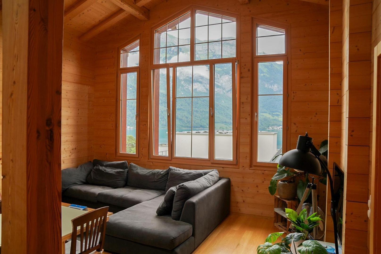 Doodle'S Amazing Chalet -Walensee - Flumserberg - Churfirsten - Heidiland - Pool - Sauna Mols Exterior foto